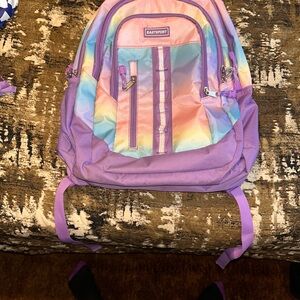 Eastport Pastel Rainbow Backpack NWOT